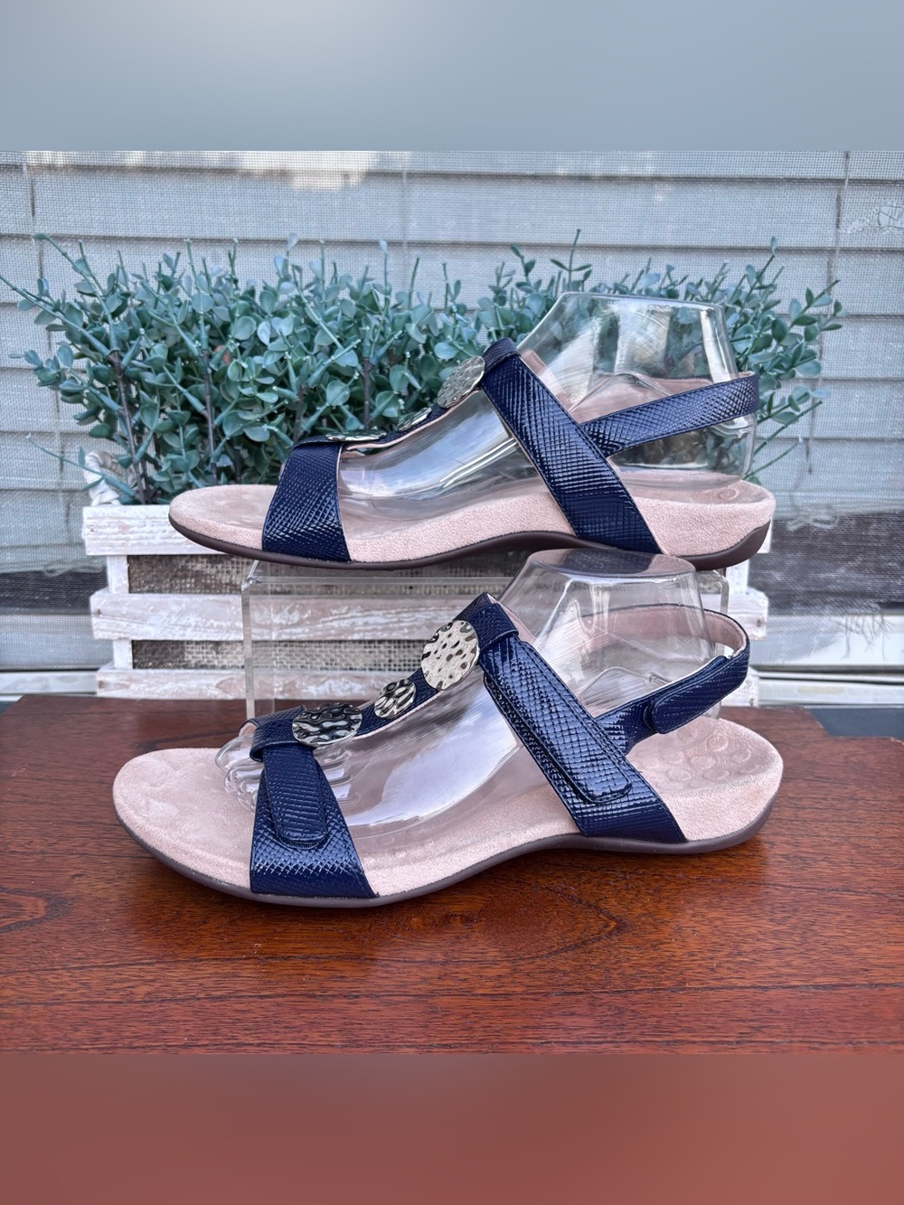 Vionic Farra Lizard Womens Sandals Size 10